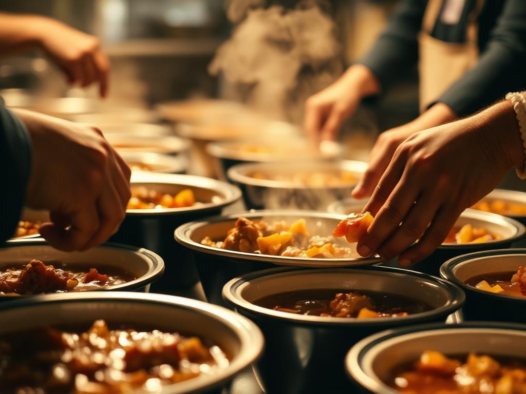 100 warm meals in Berlin